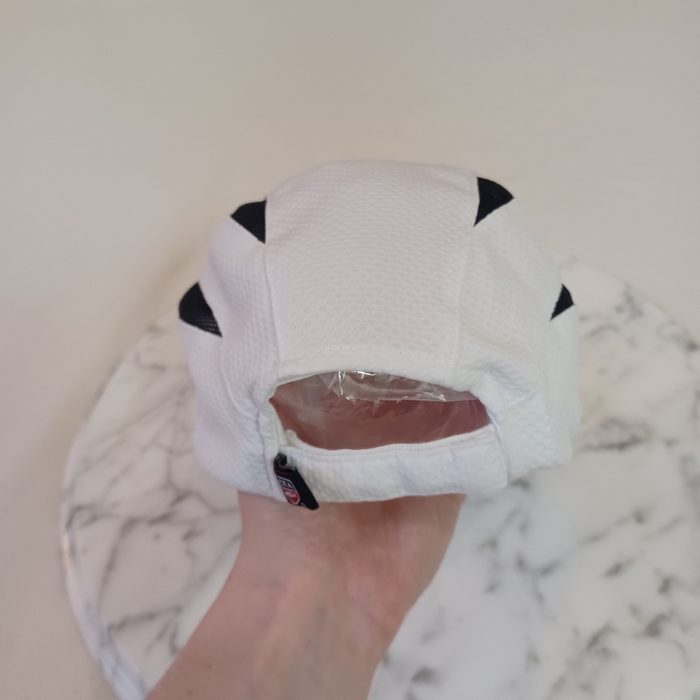 White Performance Baseball Cap - Picture 10 of 16
